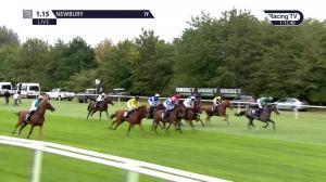 Video preview image for Newbury 13:15 - Unibet Thanks The Frontline Workers EBF Fillies' Novice Stakes (5)