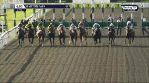 Video preview image for Kempton Park 18:00 - Unibet Casino Deposit £10 Get £40 Bonus Handicap (4)