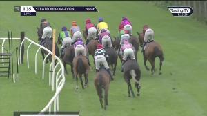 Video preview image for Stratford-on-Avon 13:35 - Join RacingTV Now Novices' Hurdle (4)