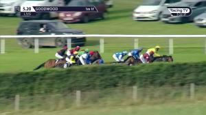 Video preview image for Goodwood 17:20 - Gay Kindersley Amateur Jockeys' Handicap (5) (Div 2)