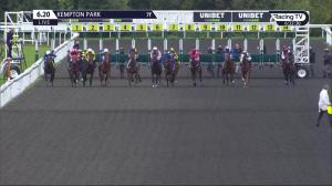 Video preview image for Kempton Park 18:20 - British Stallion Studs EBF Novice Stakes (5)