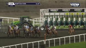 Video preview image for Kempton Park 20:50 - Unibet Casino Deposit £10 Get £40 Bonus Handicap (5)