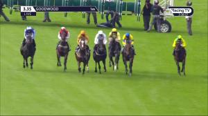 Video preview image for Goodwood 15:35 - European Breeders Fund EBF Peter Willett Future Stayers' Maiden Stakes (Sire and Dam-Restricted) (2)