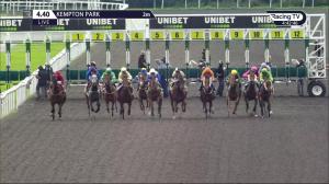 Video preview image for Kempton Park 16:40 - Unibet Casino Deposit £10 Get £40 Bonus Handicap (6)