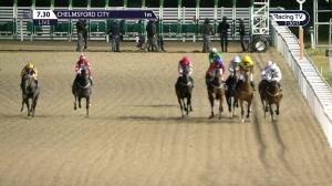 Video preview image for Chelmsford City 19:30 - Support The Injured Jockeys Fund Handicap (6) (Div 2)