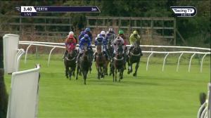Video preview image for Perth 15:40 - Injured Jockeys Fund Handicap Hurdle (3)