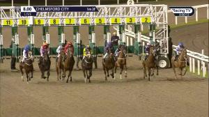 Video preview image for Chelmsford City 20:00 - chelmsfordcityracecourse.com Handicap (5) (Div 1)