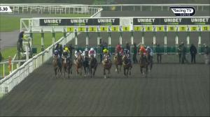 Video preview image for Kempton Park 17:30 - Unibet Casino Deposit £10 Get £40 Bonus Novice Stakes (5)