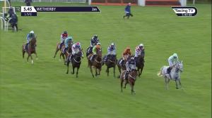 Video preview image for Wetherby 17:45 - Watch Racing TV Anywhere Handicap Hurdle (3)