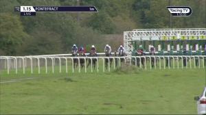 Video preview image for Pontefract 13:15 - Join Racing TV Now Nursery Handicap (5)