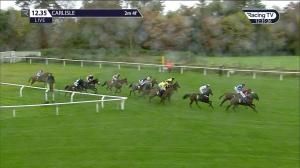 Video preview image for Carlisle 12:35 - Every Race Live On Racing TV Novices' Hurdle (4) (Div 1)