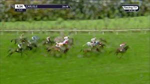 Video preview image for Carlisle 16:34 - Get Well Soon Craig Nichol Handicap Hurdle (5)