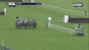 Video preview image for Aintree 15:07 - Watch On Racing TV Conditional Jockeys' Handicap Hurdle (Qualifier) (3)
