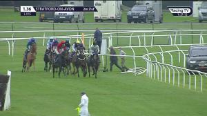 Video preview image for Stratford-on-Avon 13:36 - Annual Membership Conditional Jockeys' Selling Hurdle (5)