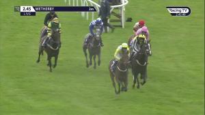 Video preview image for Wetherby 14:45 - Weatherbys Hamilton Wensleydale Juvenile Hurdle (Listed) (1)