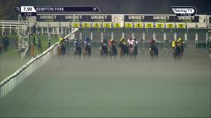 Video preview image for Kempton Park 19:50 - Unibet Casino Deposit £10 Get £40 Bonus Handicap (6)