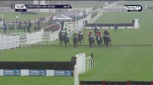 Video preview image for Stratford-on-Avon 12:50 - Bishopton Novices' Handicap Chase (5) (Div 1)