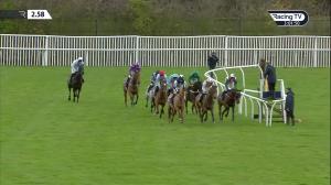 Video preview image for Wetherby 14:58 - 100% Racing TV Profits Back To Racing Handicap Hurdle (Qualifier) (3)