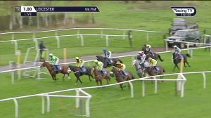 Video preview image for Leicester 13:00 - Veolia Handicap Hurdle (4)