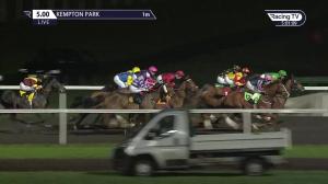 Video preview image for Kempton Park 17:00 - Unibet Casino Deposit £10 Get £40 Bonus Maiden Stakes (5)