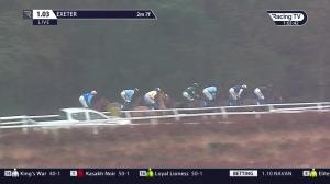 Video preview image for Exeter 13:03 - Start Your RacingTV Free Trial Now Mares' Novices' Hurdle (4)