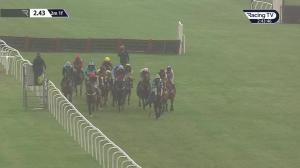 Video preview image for Exeter 14:43 - Follow @racingtv On Instagram Handicap Hurdle (4)