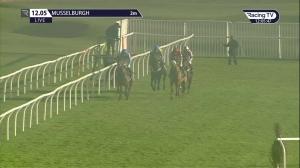 Video preview image for Musselburgh 12:05 - racingtv.com Novices' Limited Handicap Chase (3)