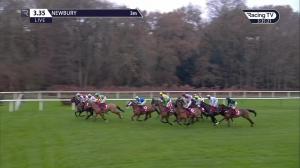 Video preview image for Newbury 15:35 - Play Ladbrokes 1-2-free On Football Handicap Hurdle (2)