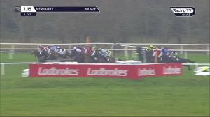 Video preview image for Newbury 13:15 - Sir Peter O'Sullevan Memorial Handicap Chase (2)
