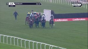 Video preview image for Newbury 14:25 - Ladbrokes Committed To Safer Gambling Intermediate Hurdle (Limited Handicap) (Gerry Feilden) (Listed) (1)