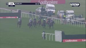 Video preview image for Newbury 15:35 - Watch Racing Free Online At Ladbrokes Handicap Chase (2)