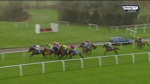 Video preview image for Leicester 12:20 - Bring Home The Jumps On Racing TV Juvenile Maiden Hurdle (4)