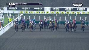 Video preview image for Kempton Park 15:30 - Unibet New Instant Roulette Handicap (6)