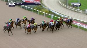 Video preview image for Dundalk 14:30 - Crowne Plaza Hotel Leading Jockey & Trainer Championship Handicap (Div 2)