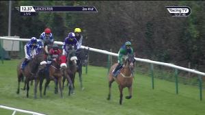 Video preview image for Leicester 12:37 - Join Racing TV Now Conditional Jockeys' Selling Hurdle (4)