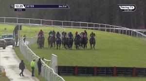 Video preview image for Exeter 12:25 - Download The Tote Placepot App Pony Racing Authority Graduates Handicap Hurdle (Conditional Jockeys and Amateur Riders) (5)