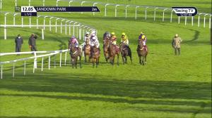 Video preview image for Sandown Park 12:05 - Betfair Free Bet On The 1.50 Introductory Juvenile Hurdle (2)