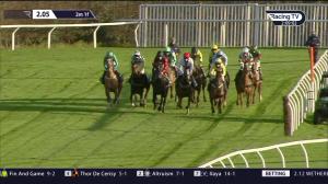 Video preview image for Aintree 14:05 - williamhill.com Best Odds Guaranteed Fillies' Juvenile Hurdle (Listed) (1)