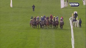Video preview image for Wetherby 15:22 - Watch Racing TV In Stunning HD Fillies' "Junior" Standard Open National Hunt Flat (5)