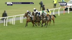 Video preview image for Musselburgh 13:15 - William Hill Play Responsibly Novices' Handicap Chase (4)