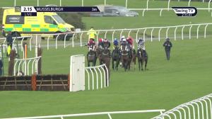 Video preview image for Musselburgh 14:15 - Follow @williamhillracing On Twitter Handicap Hurdle (Qualifier) (3)