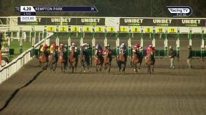 Video preview image for Kempton Park 16:20 - Unibet/British Stallion Studs EBF Novice Stakes (5) (Div 1)