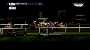 Video preview image for Kempton Park 17:55 - Unibet Casino Deposit £10 Get £40 Bonus Novice Stakes (5)