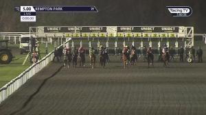 Video preview image for Kempton Park 17:00 - Join Racing TV Now Nursery Handicap (6)