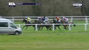 Video preview image for Newbury 13:10 - Boscasports Retail Tote Displays Worldwide Novices' Limited Handicap Chase (3)