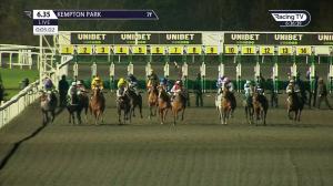 Video preview image for Kempton Park 18:35 - Unibet 3 Uniboosts A Day Handicap (4)