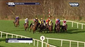 Video preview image for Down Royal 12:15 - I.N.H. Stallion Owners European Breeders Fund Maiden Hurdle