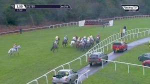 Video preview image for Exeter 15:50 - Like Racing TV On Facebook Now Amateur Jockeys' Handicap Hurdle (5)