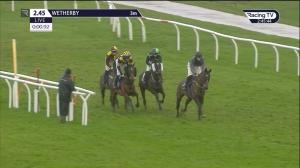 Video preview image for Wetherby 14:45 - William Hill Acca Freedom Mares' Handicap Chase (Qualifier) (4)