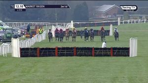 Video preview image for Market Rasen 12:10 - Follow @racingtv On Twitter Selling Handicap Hurdle (5)